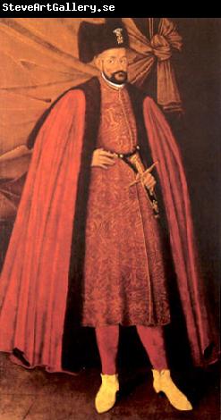 Jost Amman Portrait of Stephen Bathory of Poland.